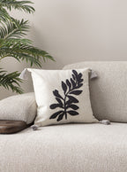 Comfort Punch Desenli Kırlent Kılıfı Kare Dekoratif Bohem Nakışlı Yastık Kılıfı