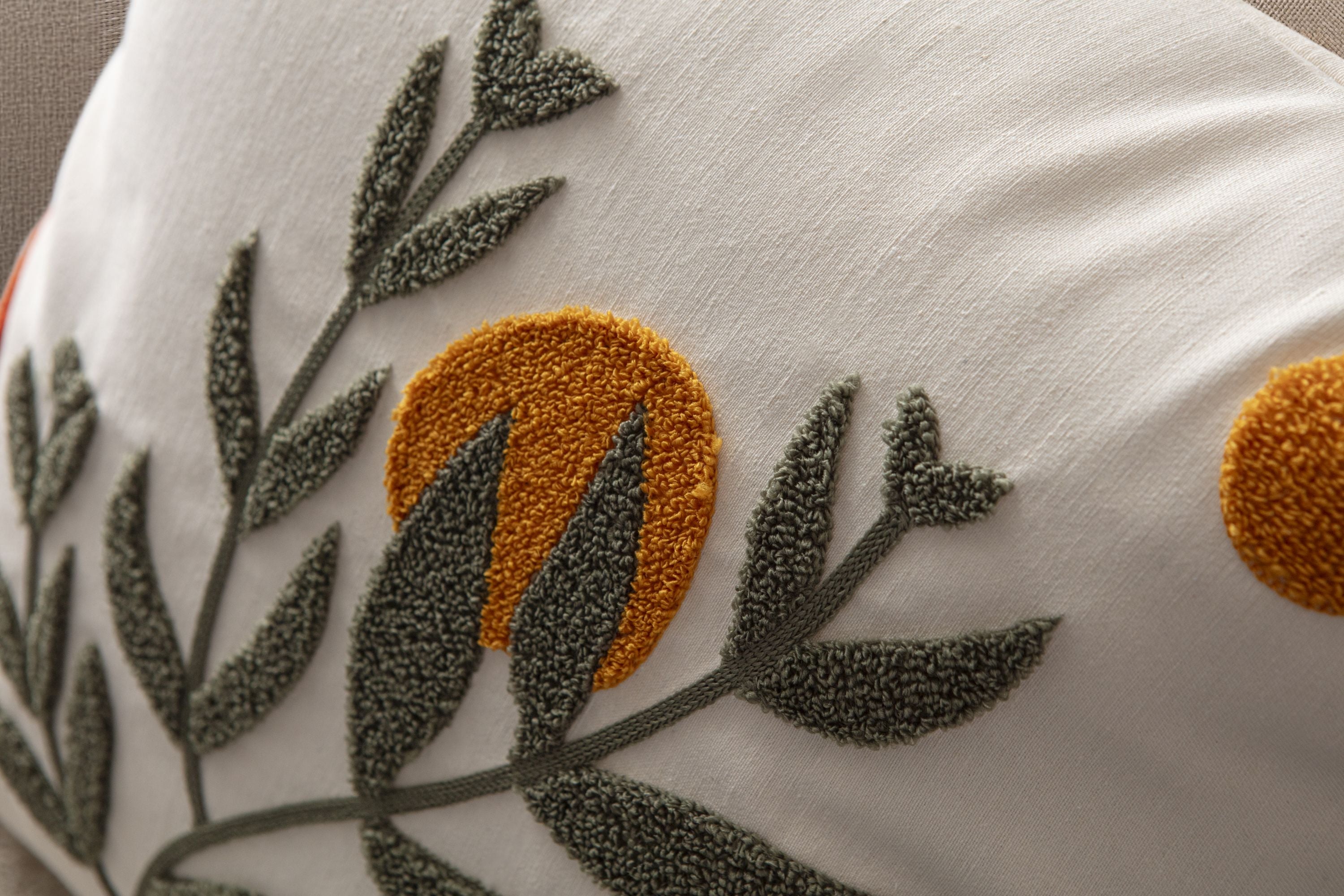 Comfort Punch Desenli Kırlent Kılıfı Kare Dekoratif Bohem Nakışlı Yastık Kılıfı