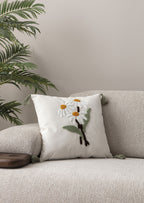 Comfort Punch Desenli Kırlent Kılıfı Kare Dekoratif Bohem Nakışlı Yastık Kılıfı