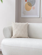 ZikZak Puantiyeli Kırlent Kılıfı - Puantiye Dokulu Dekoratif Yastık