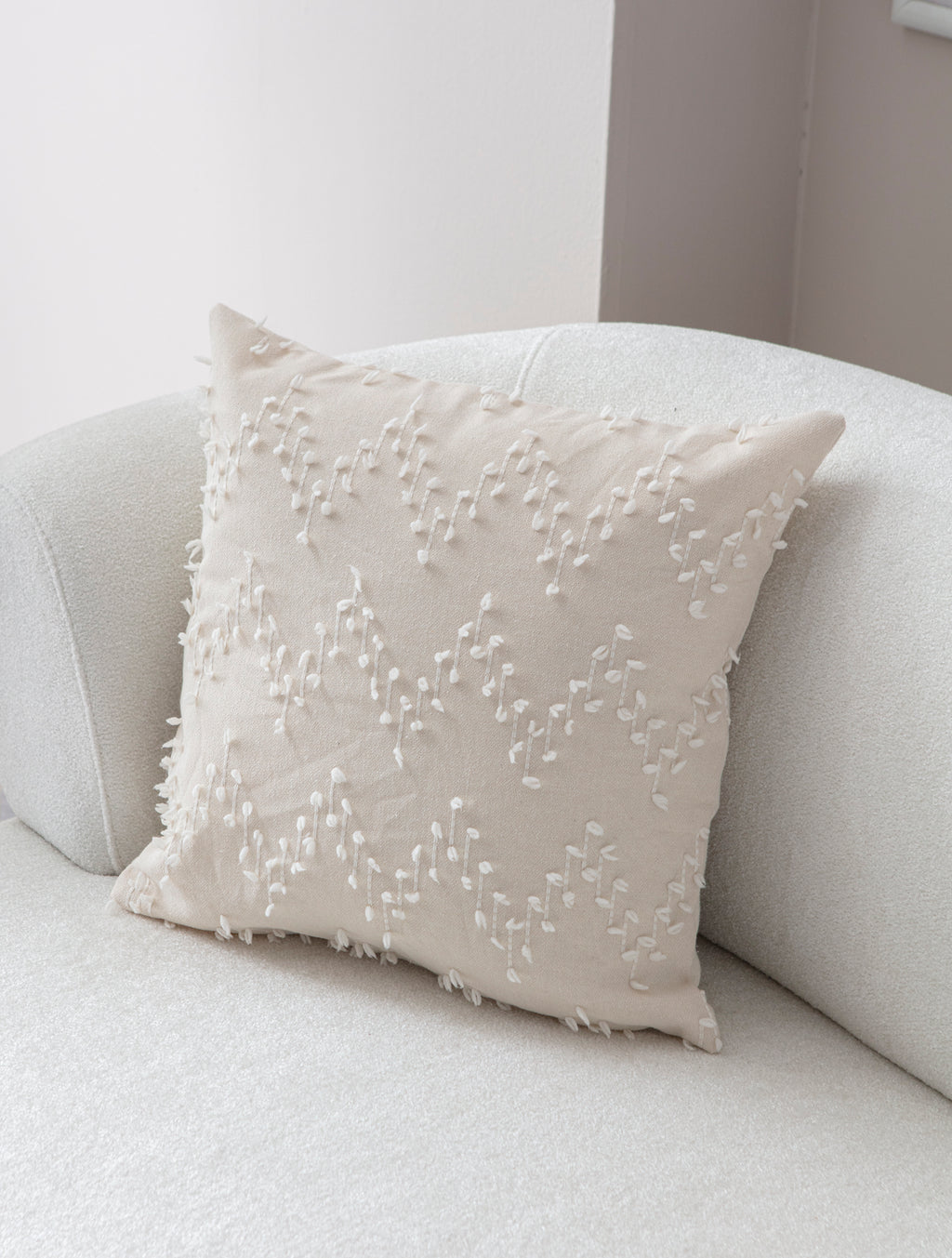 ZikZak Puantiyeli Kırlent Kılıfı - Puantiye Dokulu Dekoratif Yastık