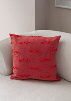 Petek Puantiyeli Kırlent Kılıfı - Puantiye Dokulu Dekoratif Yastık