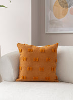 Fiyonk Puantiyeli Kırlent Kılıfı - Puantiye Dokulu Dekoratif Yastık