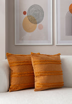 Kedi Merdiveni Puantiyeli Kırlent Kılıfı - Puantiye Dokulu Dekoratif Yastık