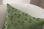 Puantiye çiçeği Kırlent Kılıfı - Puantiye Dokulu Dekoratif Yastık