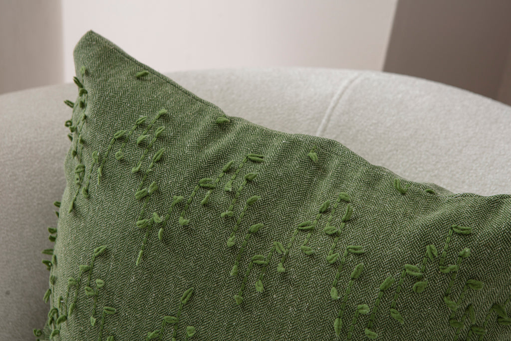 ZikZak Puantiyeli Kırlent Kılıfı - Puantiye Dokulu Dekoratif Yastık