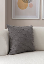 Tek Çizgi Puantiyeli Kırlent Kılıfı - Puantiye Dokulu Dekoratif Yastık