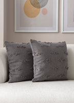 Petek Puantiyeli Kırlent Kılıfı - Puantiye Dokulu Dekoratif Yastık