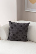 İkili Şerit Puantiyeli Kırlent Kılıfı - Puantiye Dokulu Dekoratif Yastık