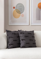 Petek Puantiyeli Kırlent Kılıfı - Puantiye Dokulu Dekoratif Yastık