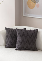 ZikZak Puantiyeli Kırlent Kılıfı - Puantiye Dokulu Dekoratif Yastık