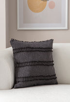 Kedi Merdiveni Puantiyeli Kırlent Kılıfı - Puantiye Dokulu Dekoratif Yastık