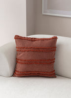 Kedi Merdiveni Puantiyeli Kırlent Kılıfı - Puantiye Dokulu Dekoratif Yastık