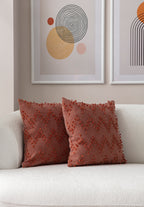 ZikZak Puantiyeli Kırlent Kılıfı - Puantiye Dokulu Dekoratif Yastık