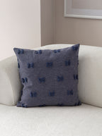 Fiyonk Puantiyeli Kırlent Kılıfı - Puantiye Dokulu Dekoratif Yastık