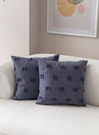 Fiyonk Puantiyeli Kırlent Kılıfı - Puantiye Dokulu Dekoratif Yastık