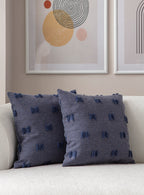 Fiyonk Puantiyeli Kırlent Kılıfı - Puantiye Dokulu Dekoratif Yastık