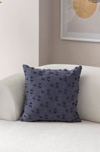 Puantiye çiçeği Kırlent Kılıfı - Puantiye Dokulu Dekoratif Yastık