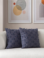 Puantiye çiçeği Kırlent Kılıfı - Puantiye Dokulu Dekoratif Yastık