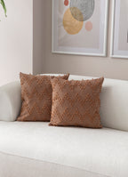 ZikZak Puantiyeli Kırlent Kılıfı - Puantiye Dokulu Dekoratif Yastık