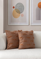 Petek Puantiyeli Kırlent Kılıfı - Puantiye Dokulu Dekoratif Yastık