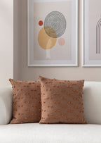 Tek Çizgi Puantiyeli Kırlent Kılıfı - Puantiye Dokulu Dekoratif Yastık