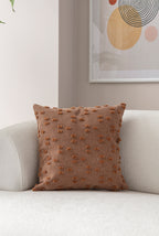 Puantiye çiçeği Kırlent Kılıfı - Puantiye Dokulu Dekoratif Yastık