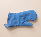 Mavi Kar Tanesi Desenli Mutfak Fırın Eldiveni & Tutamaç Seti – Isıya Dayanıklı, Şık Desenli, Kaymaz ve Kullanışlı