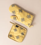 Desenli Mutfak Fırın Eldiveni & Tutamaç Seti – Isıya Dayanıklı, Şık Desenli, Kaymaz ve Kullanışlı