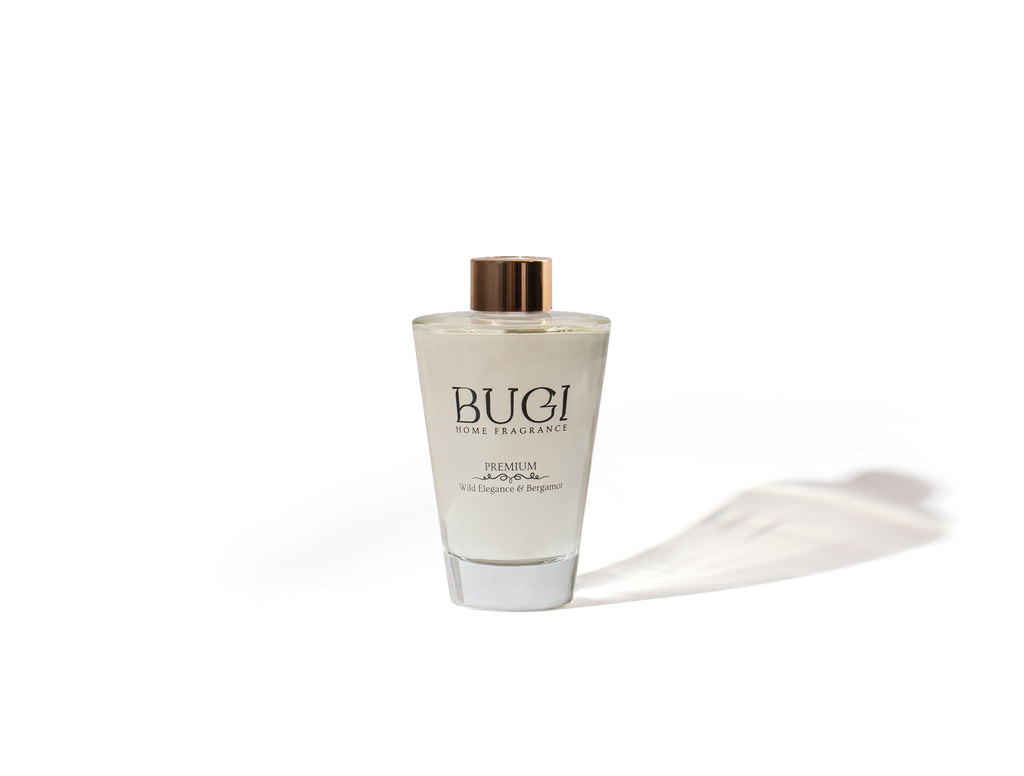 Wild Elegance Ev Oda Ortam Kokusu, Çubuklu Oda Kokusu Yabani Orkide & Bergamot, Yoğun Esanslı ve Kalıcı Oda Parfümü, Salon, Ofis, Ev, Yatak Odası ve Banyo için Büyük Boy Çubuklu Oda Kokusu