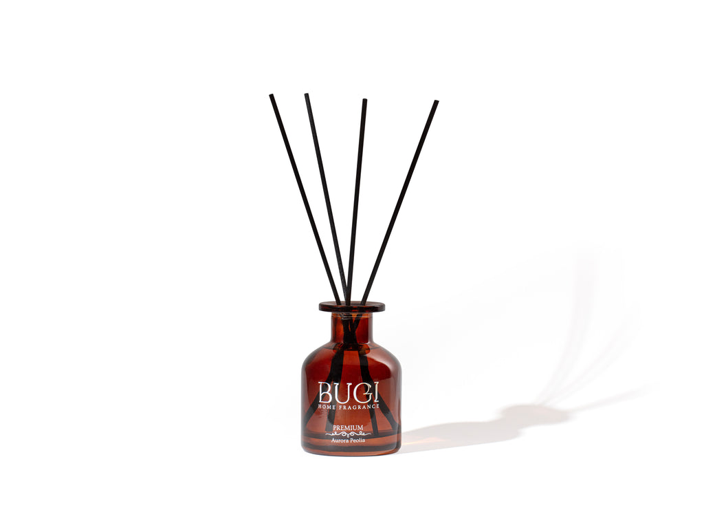 Aurora Peolia Çubuklu Oda Kokusu – Manolya Çiçeği Aromalı, Yoğun Esanslı ve Kalıcı Oda Parfümü, Salon, Ofis, Ev, Yatak Odası ve Banyo için Büyük Boy Çubuklu Oda Kokusu