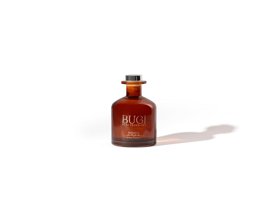 White Flowers Ev Oda Ortam Kokusu, Çubuklu Oda Kokusu Beyaz Çiçekler Çiçeği, Yoğun Esanslı ve Kalıcı Oda Parfümü, Salon, Ofis, Ev, Yatak Odası ve Banyo için Büyük Boy Çubuklu Oda Kokusu