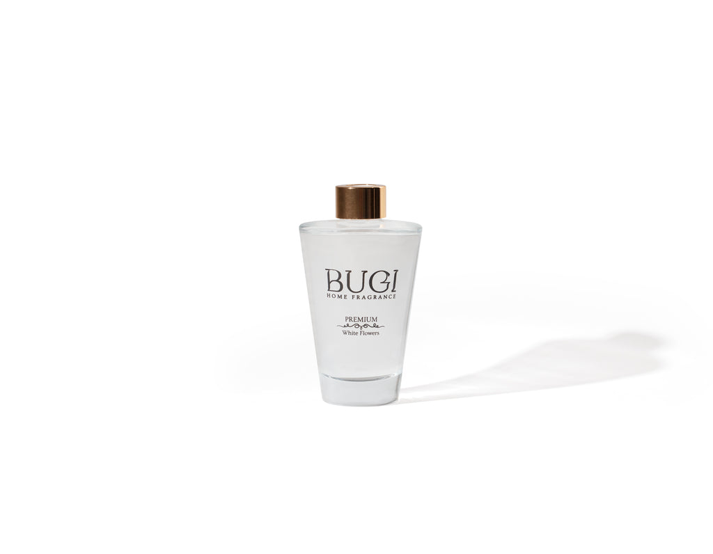 White Flowers Ev Oda Ortam Kokusu, Çubuklu Oda Kokusu Beyaz Çiçekler Çiçeği, Yoğun Esanslı ve Kalıcı Oda Parfümü, Salon, Ofis, Ev, Yatak Odası ve Banyo için Büyük Boy Çubuklu Oda Kokusu