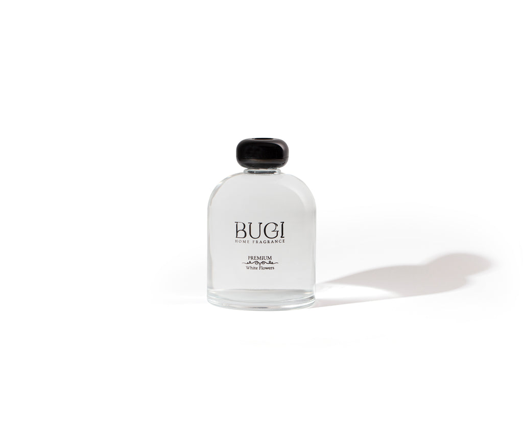 White Flowers Ev Oda Ortam Kokusu, Çubuklu Oda Kokusu Beyaz Çiçekler Çiçeği, Yoğun Esanslı ve Kalıcı Oda Parfümü, Salon, Ofis, Ev, Yatak Odası ve Banyo için Büyük Boy Çubuklu Oda Kokusu