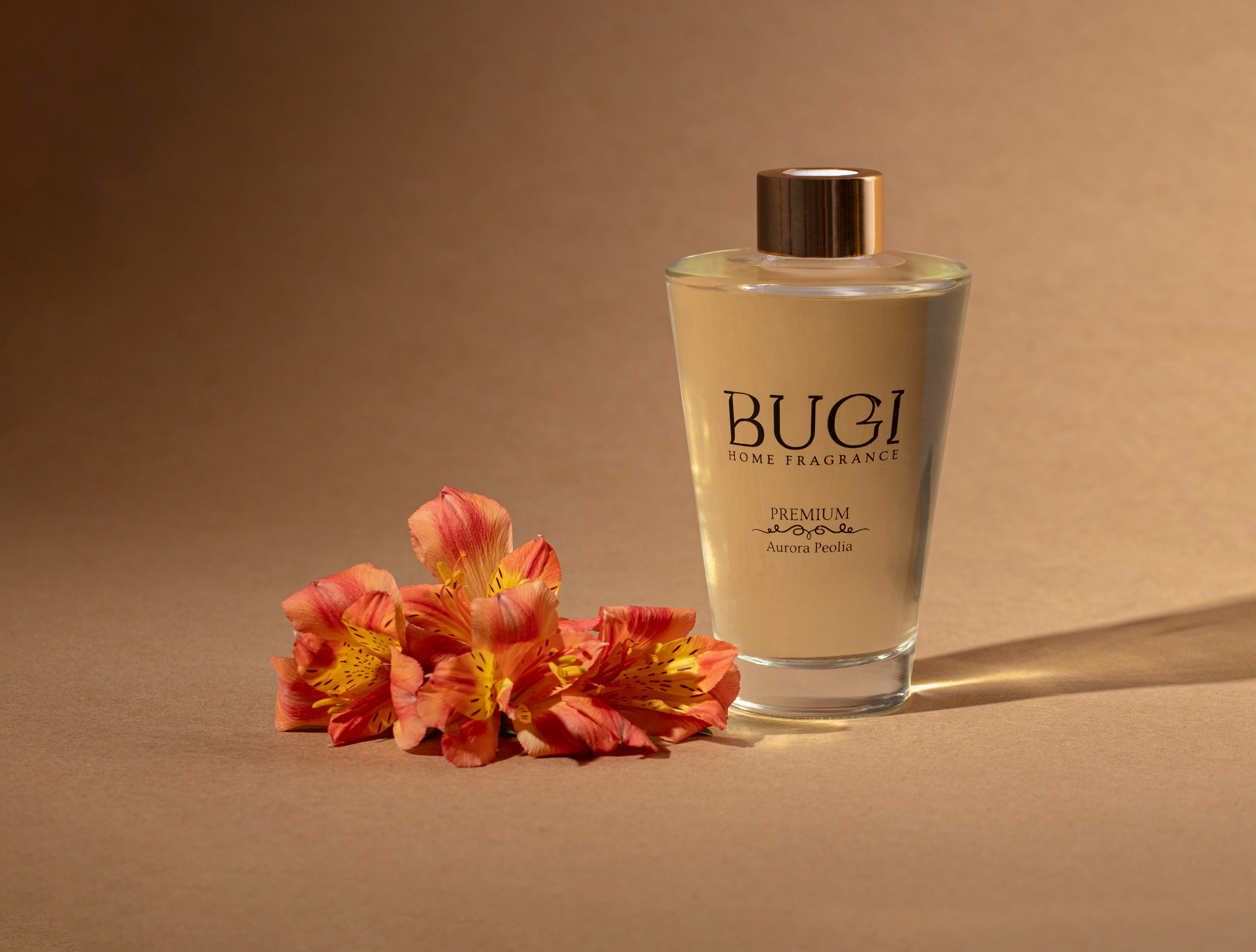 Aurora Peolia Çubuklu Oda Kokusu – Manolya Çiçeği Aromalı, Yoğun Esanslı ve Kalıcı Oda Parfümü, Salon, Ofis, Ev, Yatak Odası ve Banyo için Büyük Boy Çubuklu Oda Kokusu