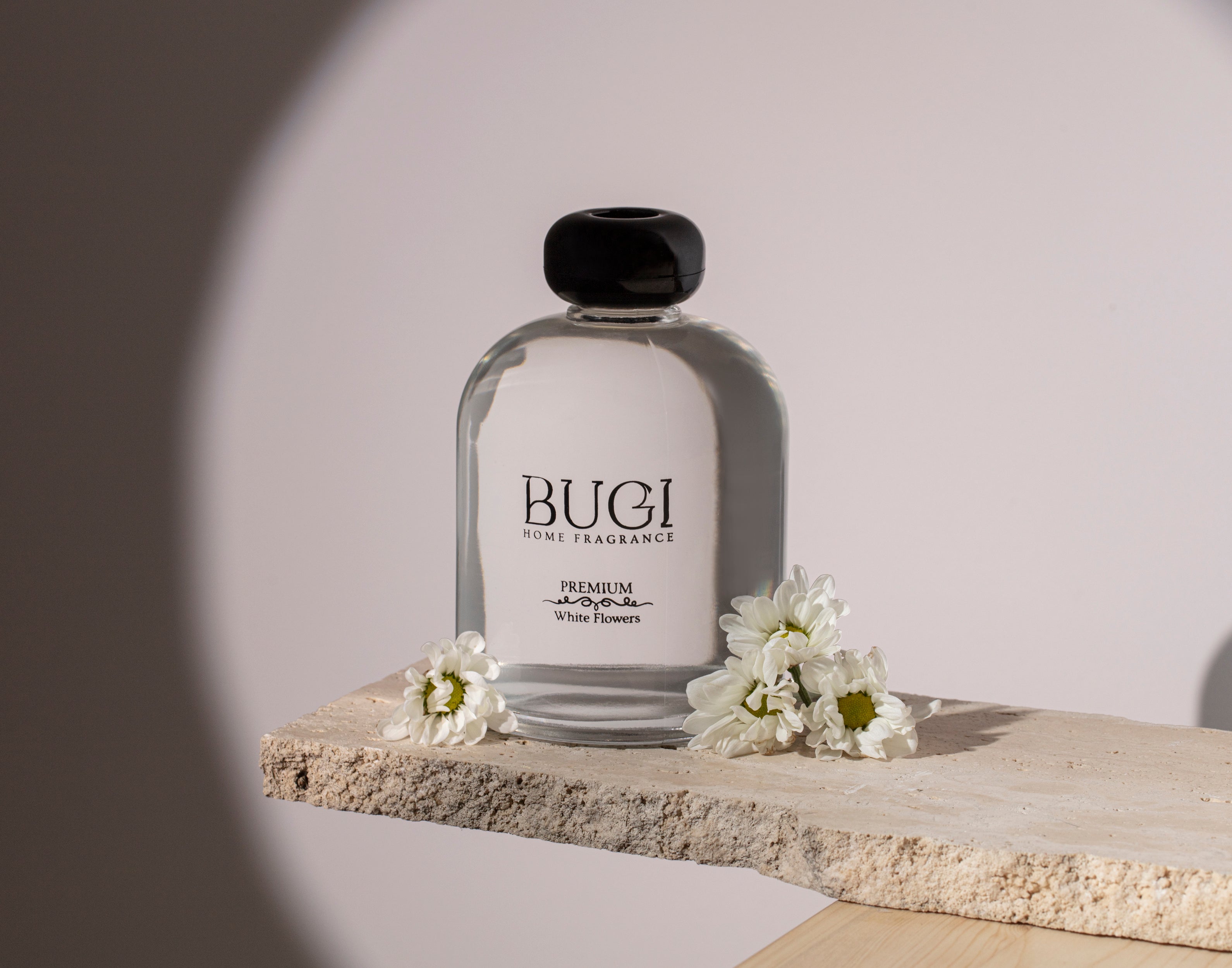 White Flowers Ev Oda Ortam Kokusu, Çubuklu Oda Kokusu Beyaz Çiçekler Çiçeği, Yoğun Esanslı ve Kalıcı Oda Parfümü, Salon, Ofis, Ev, Yatak Odası ve Banyo için Büyük Boy Çubuklu Oda Kokusu